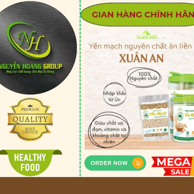 Yến Mạch Nguyên Chất Túi 400g Xuân An( Tặng gói YM 180g)