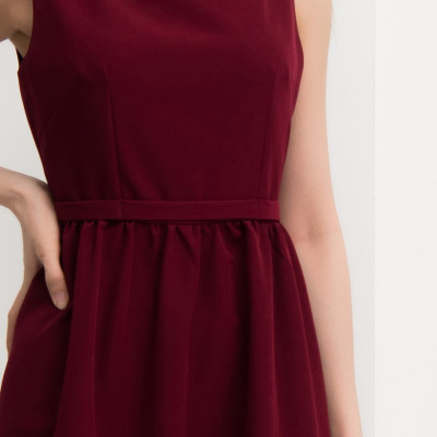 Đầm Lụa Xòe Midi 2 Dây Cổ Vuông Maxivic, La Mộc - LM72146