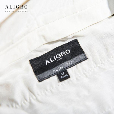 Quần kaki nam, quần thô màu vàng dáng SlimFit, chất liệu vải kaki cao cấp bền đẹp, thiết kế cạp đính đỉa ALIGRO ALGK049