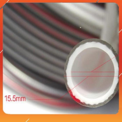 Vòi Xịt️Evoucher Bộ dây vòi xịt nước rửa xe, tưới cây , tăng áp 3 lần, loại 15m 206319 cút sập,nối nhựa đen+  đai