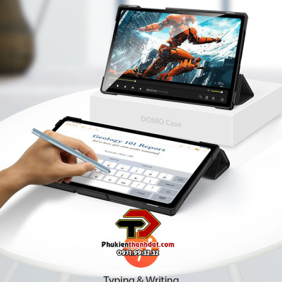 Bao da cho Samsung Galaxy Tab A8 10.5 inch 2022 X200 X205 chính hãng Dux Ducis Domo hít nam châm chắc chắn - Hàng chính hãng