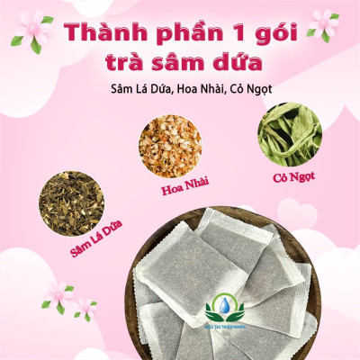 Trà Sâm Dứa Hoa Nhài Hộp 30 Túi Lọc Của Siêu Thị Thiên Nhiên