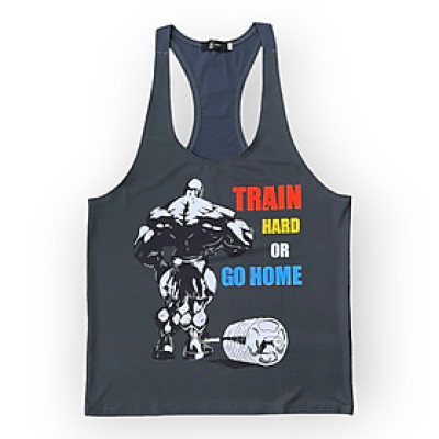 Áo 3 lỗ nam tập gym DO GYM SHOP form body đẹp, thun lạnh 4 chiều thoáng mát