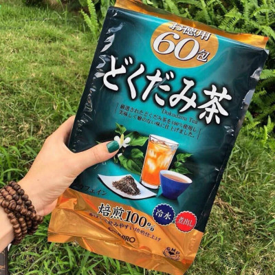 Trà Diếp Cá Hỗ Trợ Thanh Nhiệt, Thải Độc Dokudami Tea Orihiro 60 Túi Lọc Nhật Bản, Giúp Thanh Lọc Cơ Thể