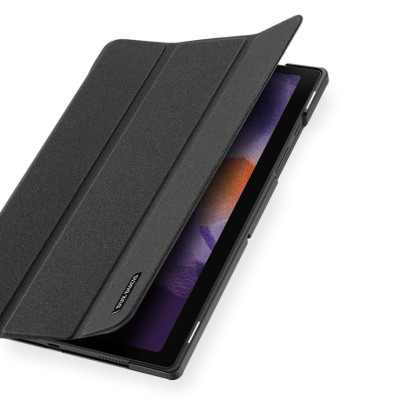 Bao Da Cho Samsung Galaxy Tab S9, S9 Plus, S9 Ultra, S9 Fe, S9 Fe Plus, Tab S8, S8 Plus/S7 Plus , S8 Ultra, Tab S7, S7 fe, Tab S6 , S6 Lite Chính Hãng Dux Ducis Domo Có Khay Đựng Bút Tiện Lợi- Hàng chính hãng 