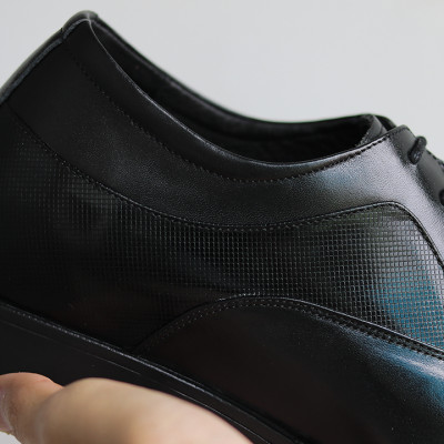 Giày Tây Nam Tăng Chiều Cao Da Bò Mã GC02 , Tăng Cao 6.5 Cm