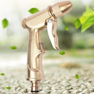  Bộ dây vòi xịt nước rửa xe, tưới cây đa năng, tăng áp 3 lần, loại 3m, 5m 206701-1Qđầu đồng, cút, nối PE, d.vàng