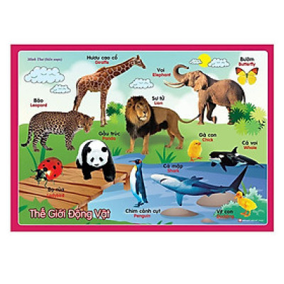 Sách - Ghép Hình - Thế Giới Động Vật - Tân Việt Books