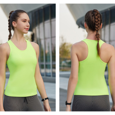 Áo chạy bộ nữ áo ba lỗ thể thao nữ thoáng khí nhanh khô, dành cho chạy bộ, tập gym, yoga