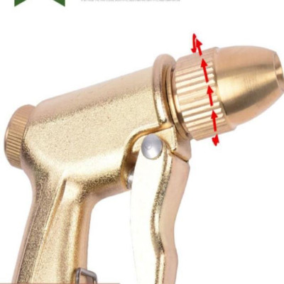  Bộ dây vòi xịt nước rửa xe, tưới cây đa năng, tăng áp 3 lần, loại 3m, 5m 206701-1Qđầu đồng, cút, nối PE, d.vàng