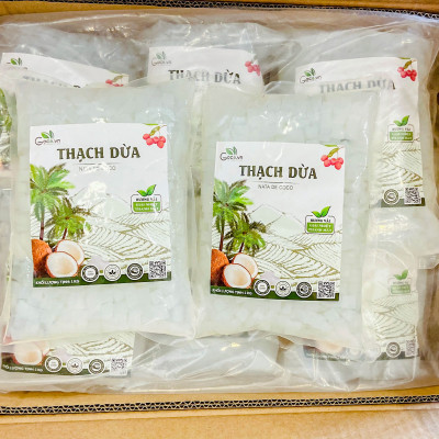 Thạch dừa hương vải Goce - Túi 1kg
