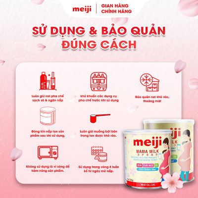 Combo 1 Hộp Thực Phẩm Bổ Sung Meiji Mama Milk Và 1 Hộp Sản Phẩm Dinh Dưỡng Công Thức Meiji Growing Up Formula