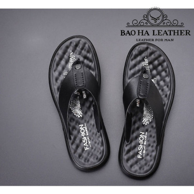 Dép nam xỏ ngón da trơn BHD3005 Dép tông, thoải mái, êm chân, dễ chịu