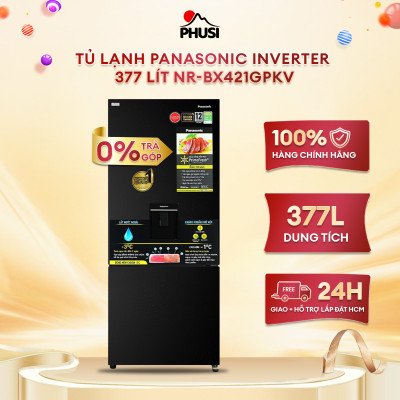 Tủ lạnh Panasonic Inverter 377 Lít NR-BX421GPKV- hàng chính hãng