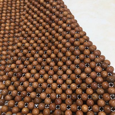 Lót Khoác Vai Ghế Xe Ô Tô Hạt Gỗ Hương Hạt 1.2cm ( hình thật )