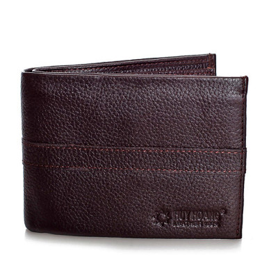 Ví nam Huy Hoàng da bò sọc ngang màu da, đen, nâu HC2131-32-33