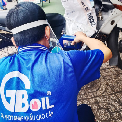 DẦU NHỚT XE MÁY (4T) BÌNH 0.8L - GB SynMax Ultra 4T, SAE 20W40, API-SL, JASO MA2