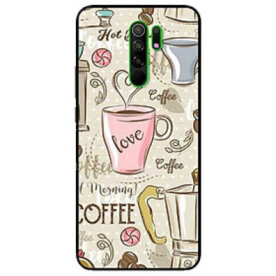 Ốp lưng dành cho Xiaomi Redmi 9 mẫu Họa Tiết Cà Phê