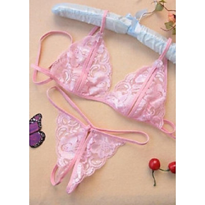 Bộ đồ lót lọt khe 2 mảnh sexy - 4001