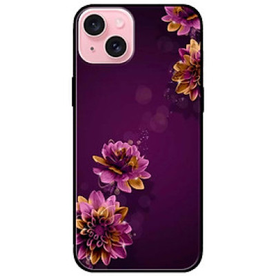 Ốp lưng dành cho Iphone 15 - Iphone 15 Plus - Iphone 15 Pro - Iphone 15 Pro Max - Cúc Tím - Hàng Chính Hãng