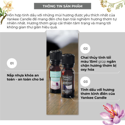 Tinh dầu Yankee Candle - Lemon Lavender (15ml)