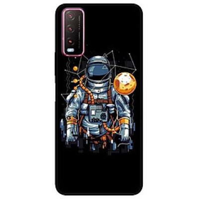 Ốp lưng dành cho Vivo Y20 - Y20s - Y12s mẫu Phi Hành Gia Mặt Trăng