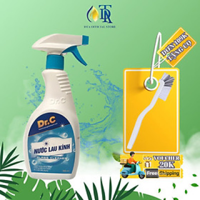 Nước Lau Kính Siêu Sạch,Sạch Trong Suốt,Không Tỳ Vết An Toàn Cho Người Sử Dụng Dr.C 500ml