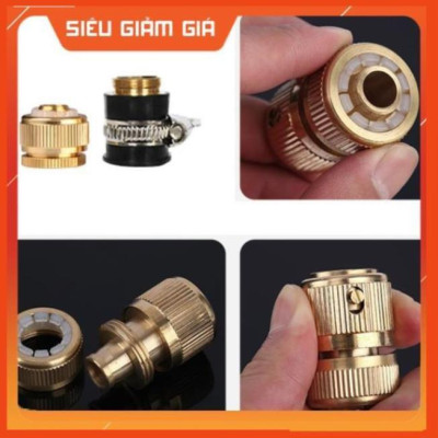 Bộ dây vòi xịt nước rửa xe,tưới cây .tăng áp 3 lần,loại 3m, 5m 206587 đầu đồng,cút đồng,nối đồng+tặng móc khoá