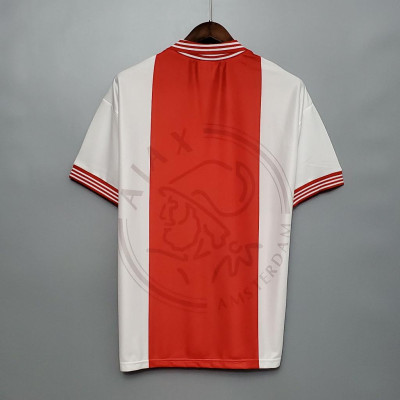 Áo Bóng Đá Retro Ajax 1995 - Sân Nhà bản cao cấp vải Cotton Polyester