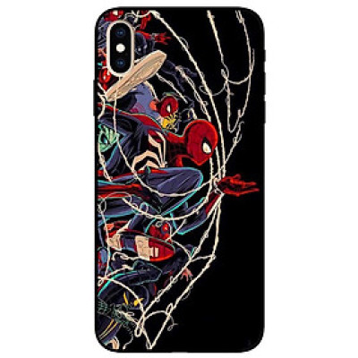 Ốp lưng dành cho Iphone X - Xs - Xs Max - XR - 11 - 11 Pro Max - Nhện Bắn Tơ - Hàng Chính Hãng