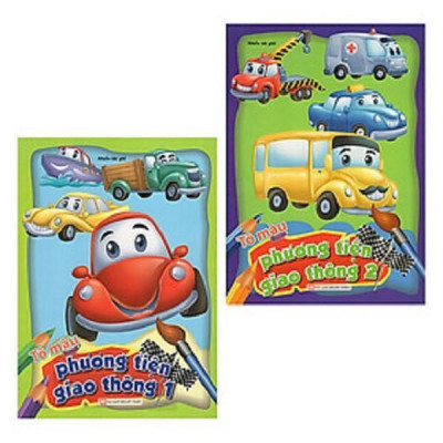 Sách - Tô Màu Phương Tiện Giao Thông 2 - Tân Việt Books