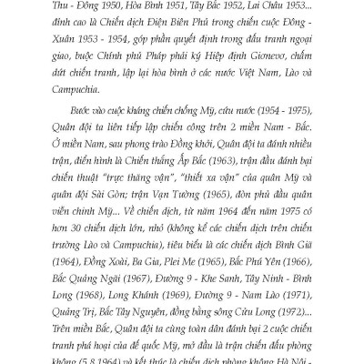 Từ trận Phai Khắt, Nà Ngần  Đến Chiến Dịch Hồ Chí Minh