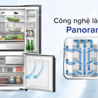 Tủ lạnh Panasonic Inverter 495 lít NR-CW530XMMV - Hàng chính hãng (chỉ giao HCM)