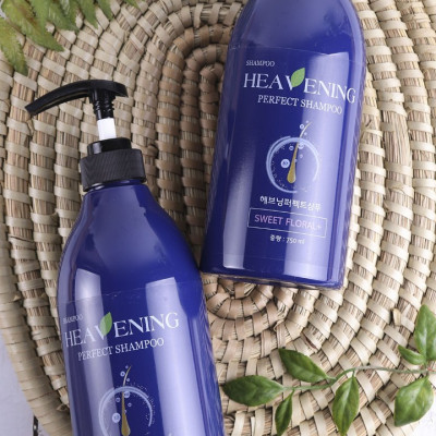 Combo 02 Dầu gội & 01 Dầu xả dưỡng chất suôn mượt tóc Heavening