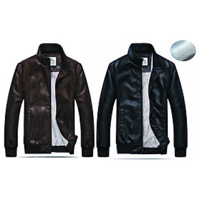 ÁO KHOÁC DA BO THUN LÓT LÔNG 