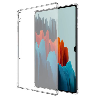 Ốp lưng dành cho Samsung Tab S9, Tab S9 Plus, Tab S9 FE 11inch, Tab S9 FE Plus, Tab S9 Ultra dẻo TPU trong suốt dày dặn chống sốc 4 góc cao cấp - Hàng chính hãng.