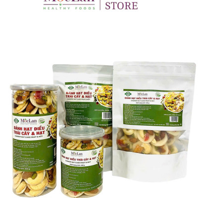 Bánh đồng tiền mix hạt Mộc Lan - ăn kiêng giảm cân - bánh ngũ cốc dinh dưỡng healthy 250g, 450g