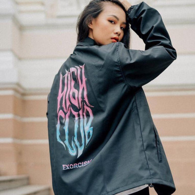 ÁO KHOÁC DÙ NỮ 2 LỚP NÚT BẤM 