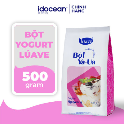 (Date T8/2025) Bột Sữa Chua LÚAVE - Bột Yogurt/ Yaua  500g (Thay Thế Được Sữa Chua Truyền Thống, Làm Sinh Tố, Đá Xay, Yaua)
