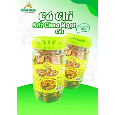 Đặc Sản Bình Thuận  -  Cá Chỉ Vàng Sốt Chua Ngọt (Cắt) Đầm Sen - 100G