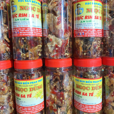 Đặc sản Phan Thiết - Mực Rim Sa Tế Đã Chế Biến Ăn Liền Gói 50 Gram Sản Phẩm Trải Nghiệm Là Món Ăn Ngon Ơi Là Ngon. Hạn Sử Dụng 6 Tháng Kể Từ Ngày Đặt Hàng - OCOP 4 Sao