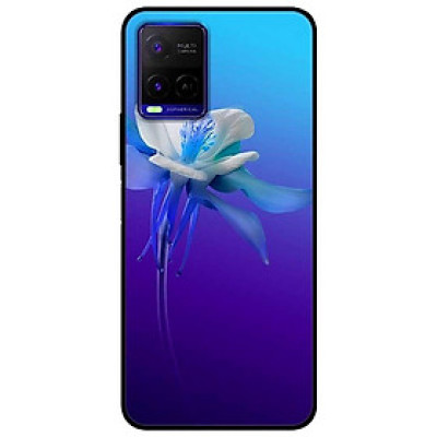 Ốp lưng dành cho Vivo Y21 - Vivo Y21s mẫu Lan Xanh Trắng
