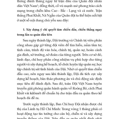 Từ trận Phai Khắt, Nà Ngần  Đến Chiến Dịch Hồ Chí Minh