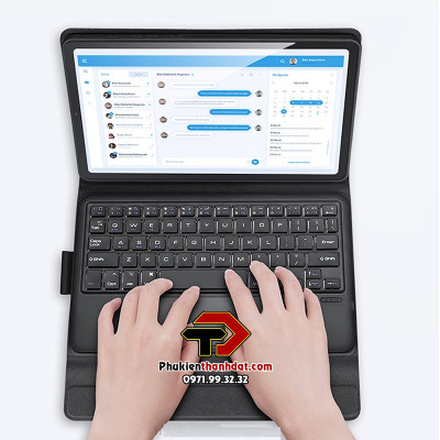 Bao da kèm bàn phím cho SamSung Galaxy Tab S6 Lite 2024 chính hãng Dux Ducis có bàn di chuột TrackPad - Hàng chính hãng 