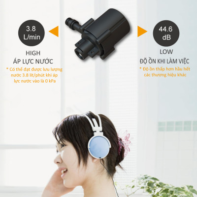 Máy tắm nước nóng OTTOWA TE45P01 - Hàng chính hãng - Có bơm