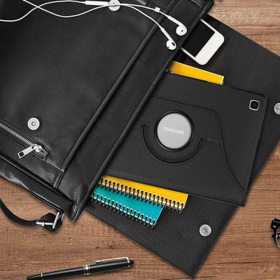 Case bao da chống sốc xoay 360 độ cho Galaxy Tab A7 2020 SM-T500 hiệu HOTCASE (thiết kế siêu mỏng hỗ trợ Smartsleep, gập nhiều tư thế, tản nhiệt tốt) - hàng nhập khẩu