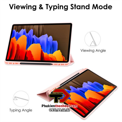 Bao da dành cho SamSung Galaxy Tab S9 FE, Tab S9 chống sốc, có ngăn đựng bút tiện dụng hiệu LIKGUS- Hàng chính hãng