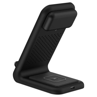 HÀNG CHÍNH HÃNG- Đế Sạc Không Dây Mazer Wi.DESK Swing 3-in-1 Charging Stand Được thiết kế từ PC cao cấp và hệ thống sạc không dây đạt chứng nhận Qi