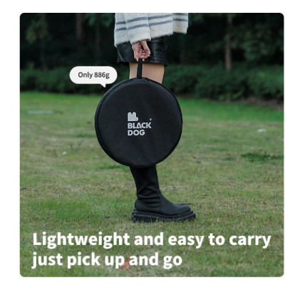 Bàn tròn mini di động kèm gậy treo đèn Blackdog CBD2300JJ028