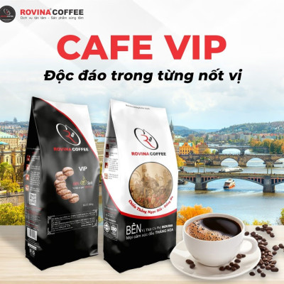 Cà Phê Rovina Vip  -  Pha Máy -  Gói 500gr ( Nguyên Hạt) Mùi Thơm Quyến Rũ, Đậm Mang Lại Những Tách Cà Phê Tuyệt Hảo 